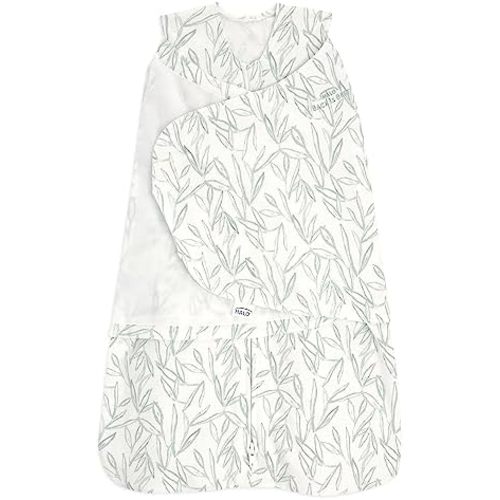 HALO SleepSack Swaddle | Cotton | 1.5 TOG | 68-75°F | 6-12 lbs |Leaves