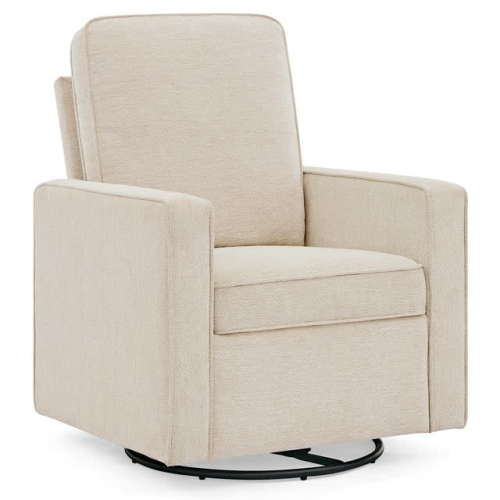 Noah Upholstered Swivel Glider