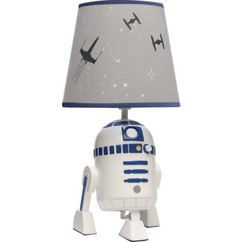 Star Wars Classic Hand Painted R2-D2 Lamp with Shade & Bulb