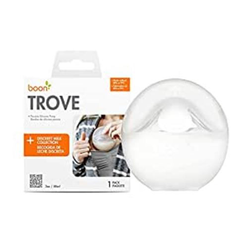 Amazon.com : Boon TROVE Silicone Manual Breast Pump - Hands Free Breast Pump - Passive Breast Milk Collector Shell for Newborns - Breastfeeding Essentials - 1 Count : Baby