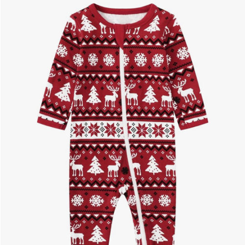 Owlivia Organic Cotton Baby Pajamas, Boys Girls Zip Front Sleep 'N Play Pjs, Footed Sleeper, Long Sleeve