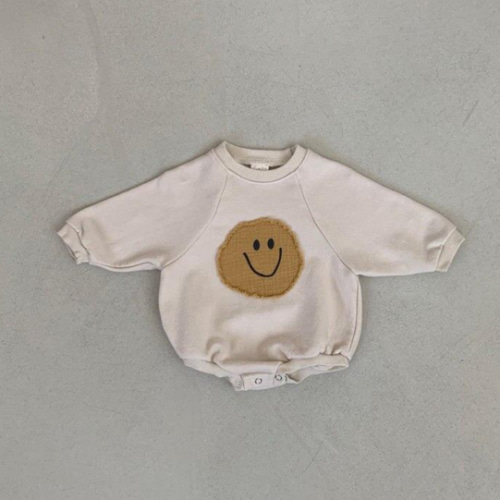 Smiley Face Patch Onesie – Teeny Mini Me