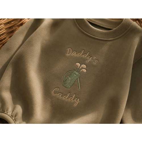 Daddy’s Caddy Golf Embroidered Romper Baby Golf Outfit, Golf Baby Bodysuit, Daddy Golf Gift Baby Shower, Sports Baby Gift Romper