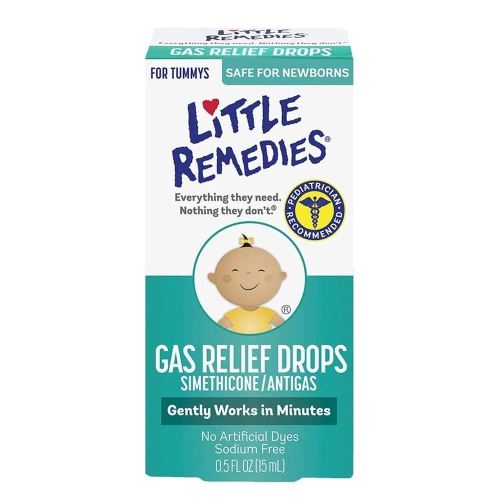 Little Remedies Gotas de alivio de gas para barriga, bayas naturales, 0.5 onzas