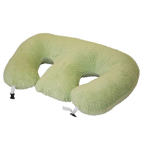 Twin Z Pillow Green, The Only 6 in 1 Twin Pillow for Breastfeeding, Bottlefeeding, Tummy Time and Support, A Must Have for Twins
