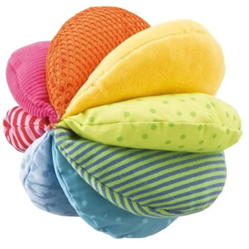 Rainbow Fabric Baby Ball