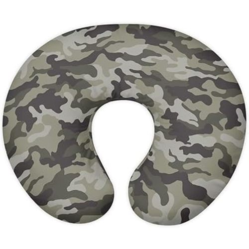 Camo Nursing Pillow Detachable Newborn Original Breastfeeding Slipcover Case and Positioner Soft Head Support Protector Cushion Essential with Hidden Zipper Easy Care