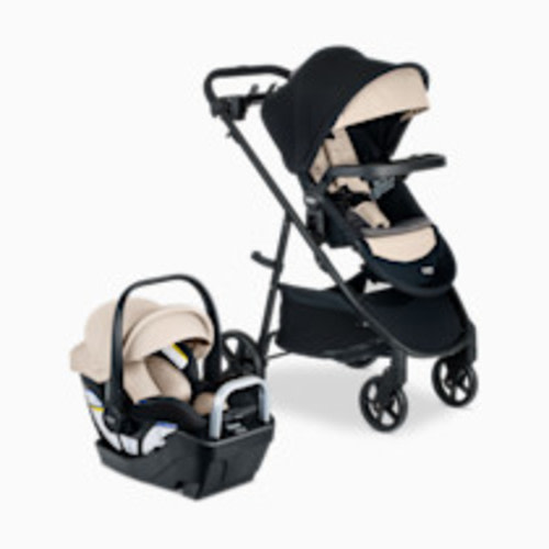 Britax Brook+ and Willow S Travel System - Sand Onyx