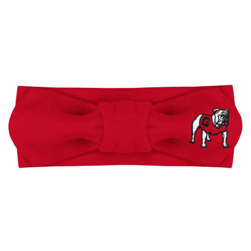 Georgia Bulldogs Solid Hair Knot | College Baby