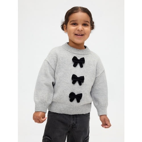 Baby & Toddler CashSoft Bow Sweater