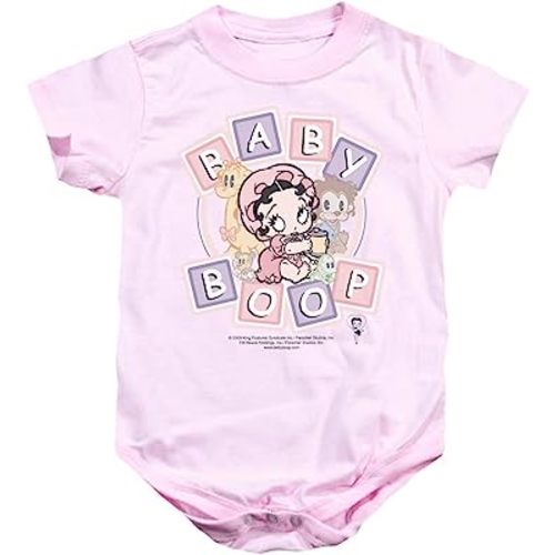Betty Boop Baby Romper Infant Creeper Baby Boop and Friends Pink