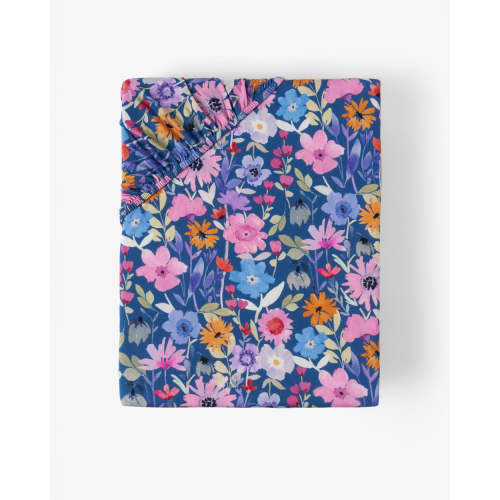 Dusk Blooms Fitted Crib Sheet - Little Sleepies
