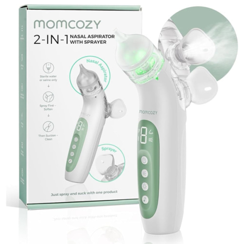 Momcozy 2-in-1 Spray & Suction Electric Nasal Aspirator