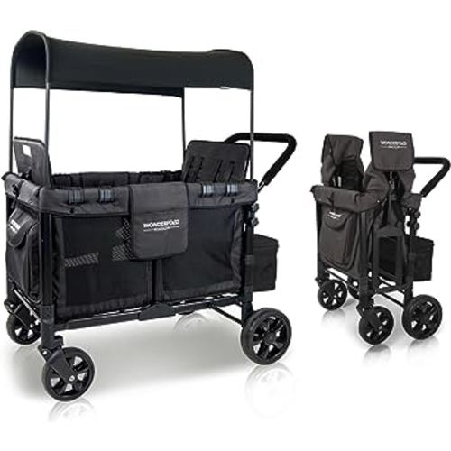WONDERFOLD W4 Original Quad Stroller Wagon
