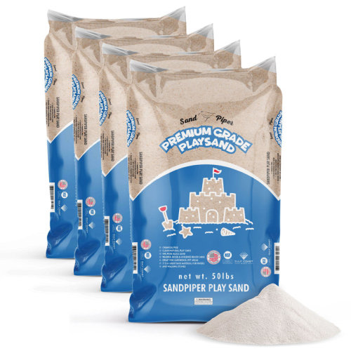 SandPiper 25Lb Premium Grade Multi-Use Play Sand w/Chemical Free Formula, 4 Pack | Wayfair