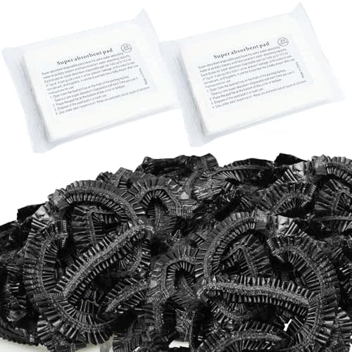 Potty Liners, On-The-Go Refill Potty Bags with Absorbent Pad for BlueSnail Travel Potty 40 Count(Ebony）