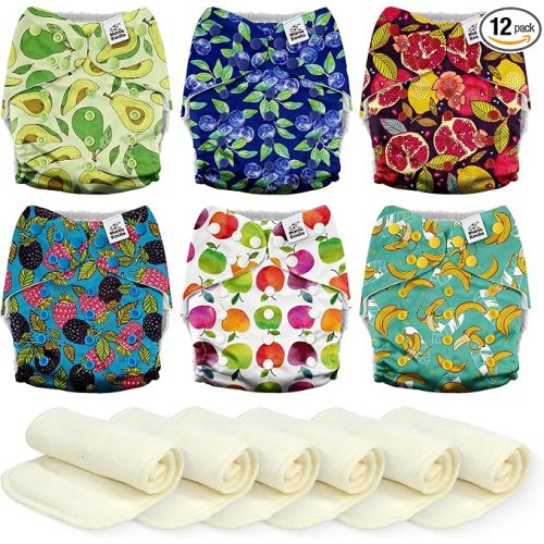 Cloth Diapers 6 Pack (Fruit Meeting)