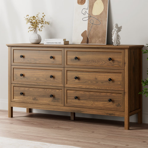 Lark Manor™ 55.1" 6 Drawer Dresser & Reviews | Wayfair