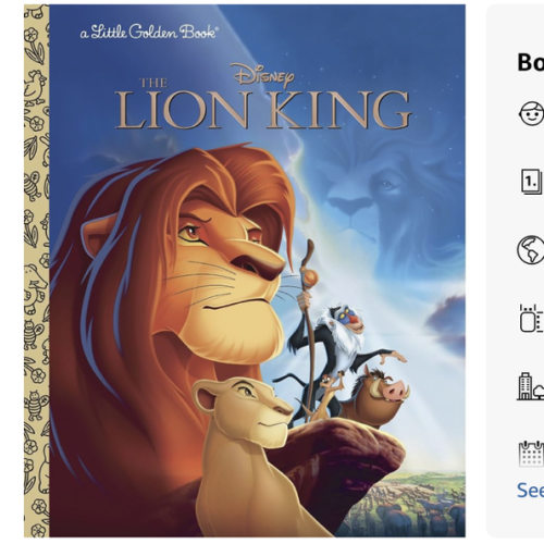 The Lion King (Little Golden Book)