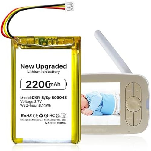 SHENMZ 2200mAh Replacement Battery for Infant Optics DXR-8