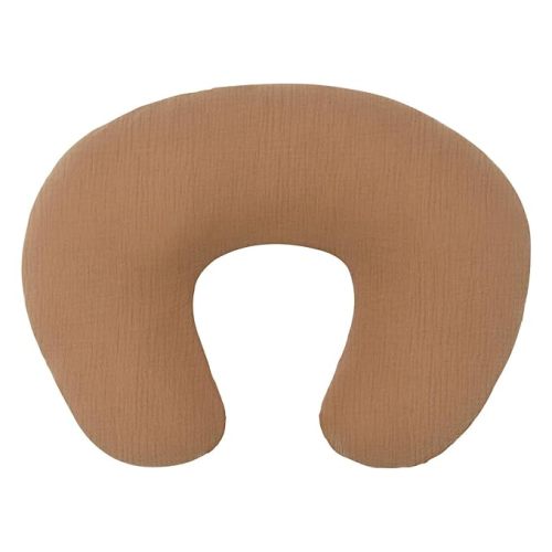 Muslin Nursing Pillow Cover Compatible with Boppy Nursing Pillow, Soft Baby Nursing Covers for Breastfeeding Pillows for Boys Girls, Brown