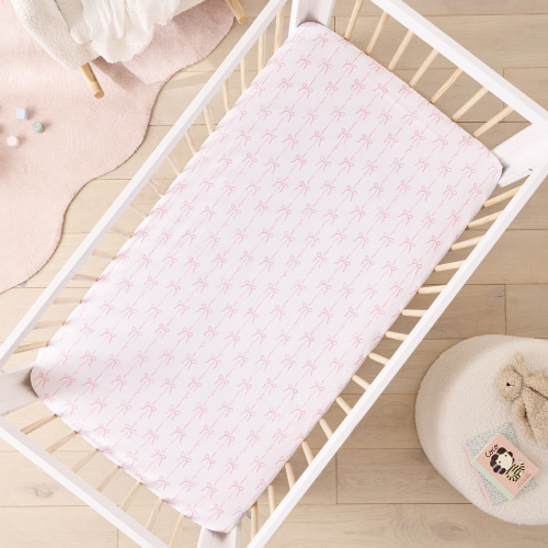 Beautiful Bow White Fitted Sheet 2pk | Adairs
