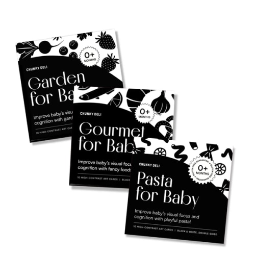 High Contrast Art Cards Bundle (3-Pack) – Chunky Deli