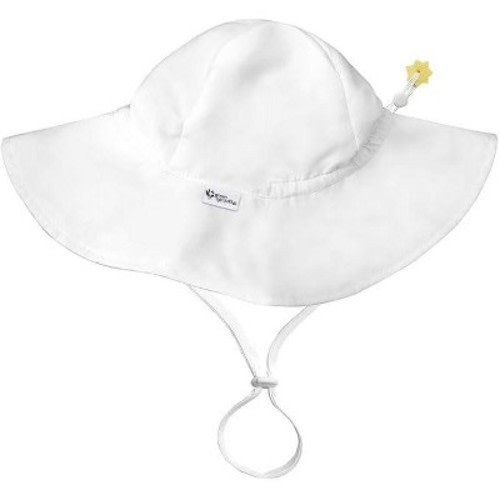 Green Sprouts Baby/Toddler UPF 50+ Eco Brim Hat - White - 0/6 Months