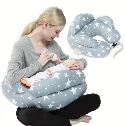 Adjustable Nursing Pillow for Breastfeeding, * * Fence More Support for Mom and Baby, Breastfeeding * for Newborn, wit