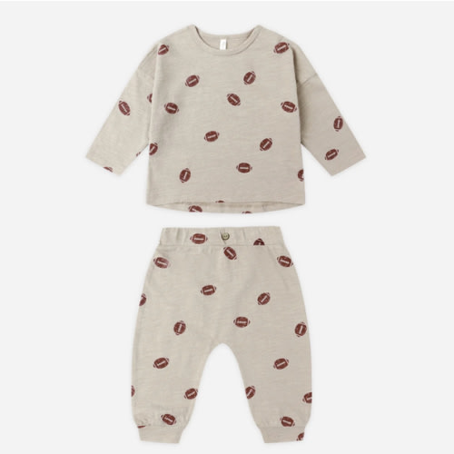 Tee + Pant Set || Footballs – Rylee + Cru