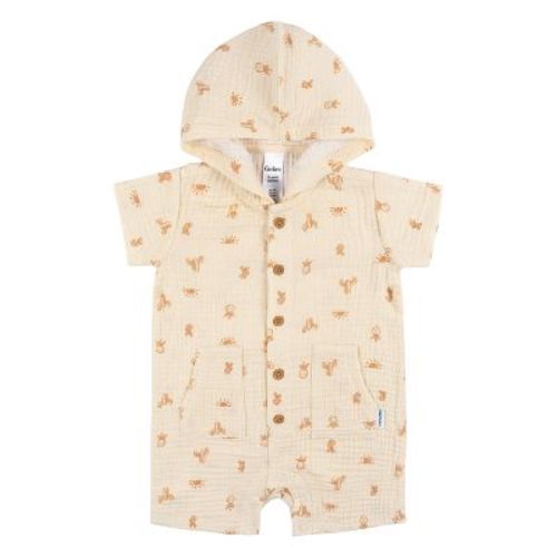 Gerber Baby & Toddler Boys' Hooded Romper