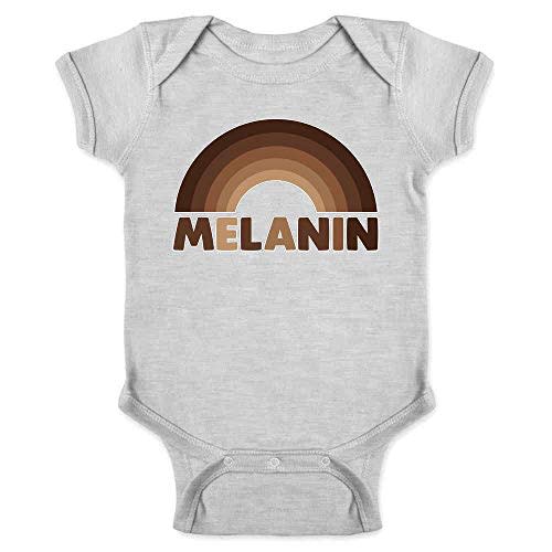 Pop Threads Melanin Rainbow Black History Pride BHM BLM Infant Baby Boy Girl Bodysuit