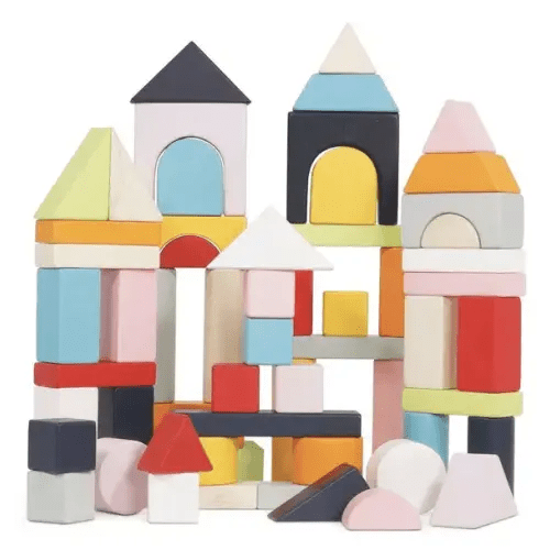 Brands We Love Colourful Building Blocks - 60 Piece by Janie and Jack