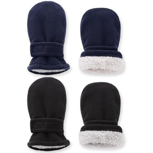 Pro Goleem Baby Winter Mittens for Boys and Girls, Fleece Lined Warm Snow Gloves for Kids, Ideal for Cold Weather Gifts