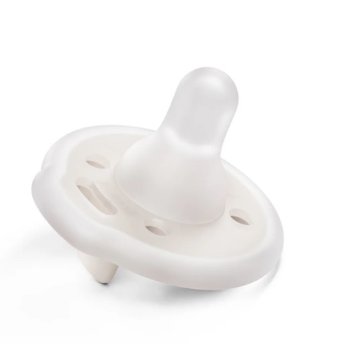 babypace breast-like pacifier 0-12 mo single - pearl | mōmi