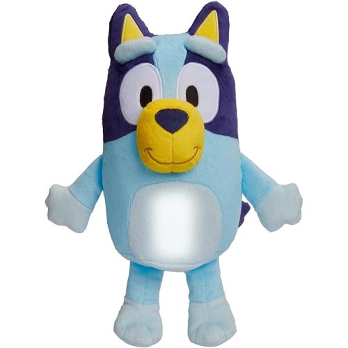 Bluey Goglow Pal Light Up Nightlight, 2-in-1 Interactive Snuggly Toddler Light, Soothing Night Light for Kids of Ages 2+