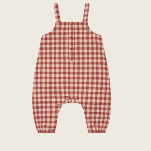 Paprika Gingham Salopette | Organic Zoo