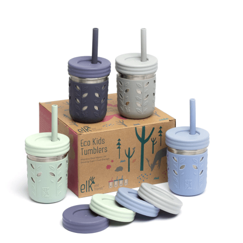 Stainless Steel 10oz Drinking Tumblers + Food Storage