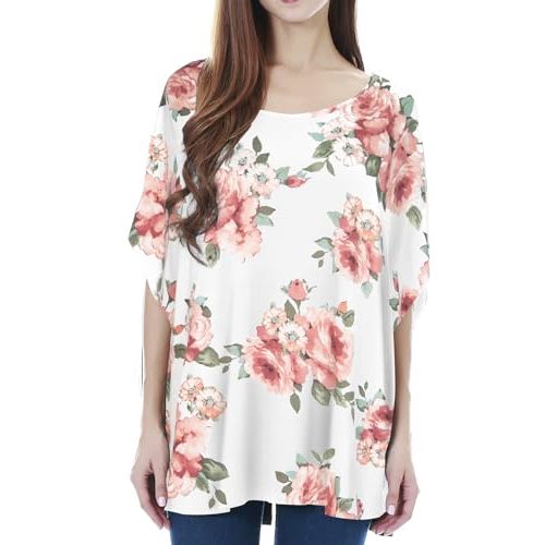 Smallshow Women's Nursing Top Maternity Poncho for Breastfeeding