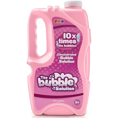 32 oz Concentrated Solution for Bubble Machine, Wands, & Blower In Color Pink