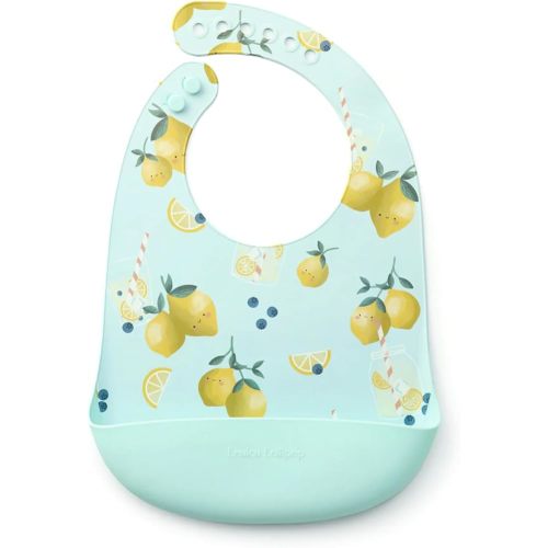 Loulou Lollipop Soft, Waterproof Silicone Feeding Bib for Babies and Toddlers