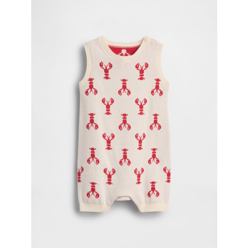 Baby Lobster Sweater Shorty One-Piece