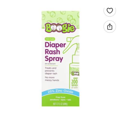 No-Rub Diaper Rash Spray , 1.7 fl oz (49 ml)