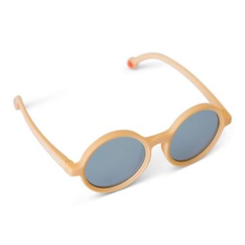 Tiny Twinkle Toddler Round Retro Polarized Flexible Sunglasses with Strap, Ages 0-48 months - Orange