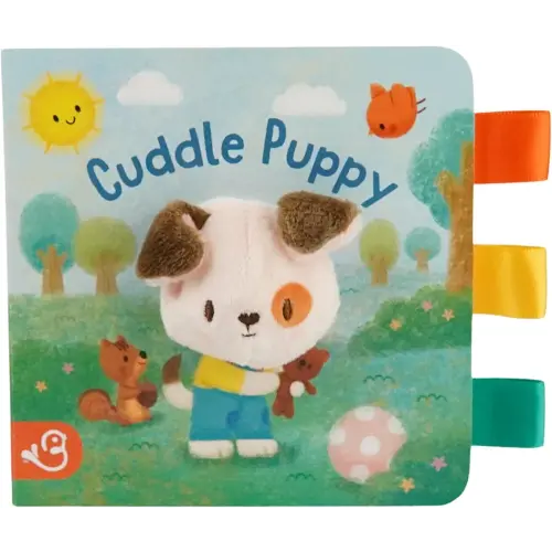 Cuddle Puppy - Crinkle Finger Puppet Board Book for Babies