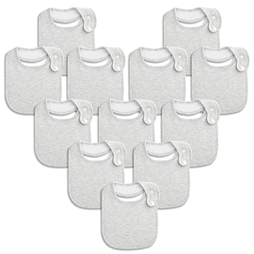 Benoxine Baby Bibs Soft and Absorbent Organic Cotton Bandana Drool Bibs Set for Boys Girls Newborn 0-36 Months