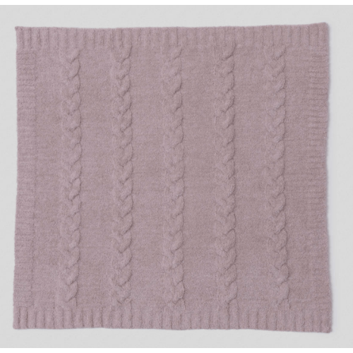 CozyChic® Braided Cable Receiving Blanket | Barefoot Dreams® (Pink)