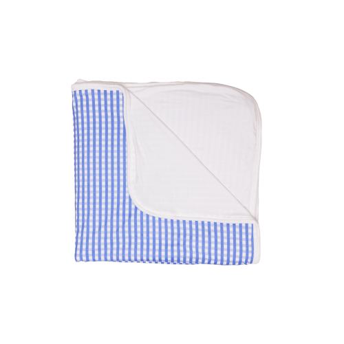 Blue Gingham Blanket