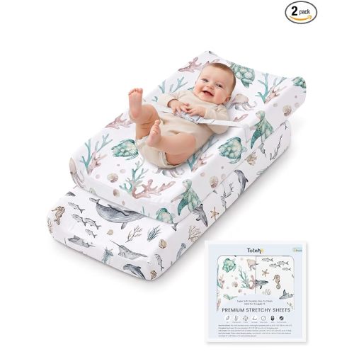 TotAha Changing Pad Cover, Diaper Changing Pad Covers for Girls Boys