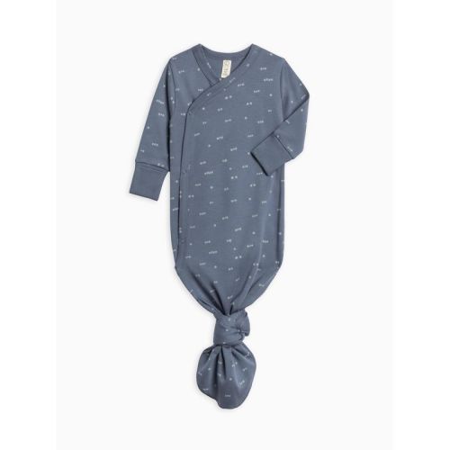 Indy Wrap Front Gown Tridot / Denim + Mist NB
